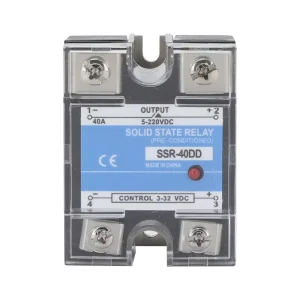 SSR-10DD 25DD 40DD SSR-DD SSR Single Phase DC Control DC Heat Sink 3-32VDC to 60VDC 10A 25A 40A 60A 80A DD Solid State Relay