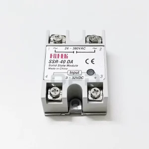 SSR 40DA SSR40DA Solid State Relay 40A DC AC High Power Industrial Grade Fast Switching Temperature Control Module