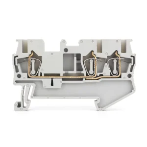 ST 2.5 TWIN Spring Clamp Terminal Block 3 Connection Feed Through DIN Rail Terminal Connector