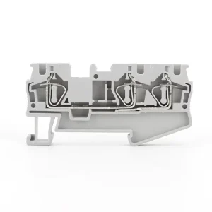 ST 4-TWIN Spring Clamp Terminal Block 3-Connection Feed Through DIN Rail Terminal Connector for 4mm² Wire