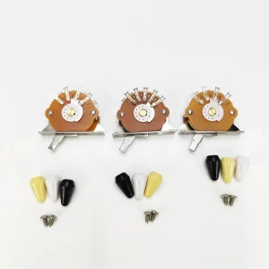 ST SQ Electric Guitar 3 4 5 Way Sector Tone Selector Switch 8 Pin 10 Pin with 3 Color Caps Musical Instrument Parts