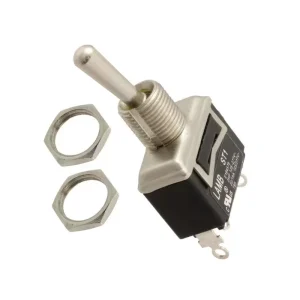 ST123D00 Standard Round Toggle Switch SPDT On-On Panel Mount ST12-3D00 Solder Lug