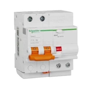 Schnei der Original Disconnecting Switch RCCB RCBO Vacuum Breaker C6 10 16 20 25 32 40 50 63A 1P+N 2P 3P 4P 30mA A type