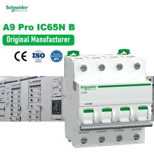 Schneider MCB Acti9 IC65N Series 4P 1A 2A 3A 4A 6A 10A 16A 20A 25A 32A 40A 50A 63A 80A Miniature Circuit Breaker