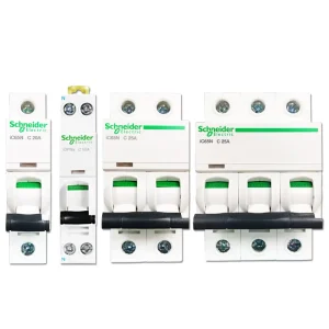 Schneiders MCB Acti9 IC65N Series 3P 1A 2A 3A 4A 6A 10A 16A 20A 25A 32A 40A 50A 63A Miniature Circuit Breaker