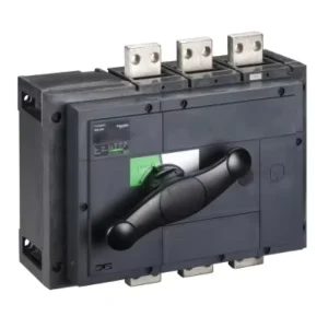 Scnei-der Electric ISOLATOR SW 1000A 3P INS 1000 31332 Switch Disconnector Compact Standard Version Black Rotary Handle