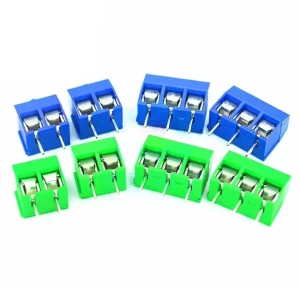 Screw Connector 2PIN 3PIN 4PIN KF301 2P KF301 3P KF301 4P 5.08MM PCB Screw Terminal Block Blue green
