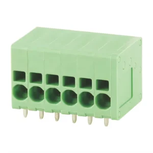 Screwless Spring Terminal Block Right Angle Automotive Connector 3.5mm