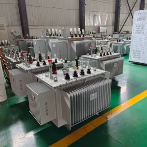 Sealed Low Loss Oil Cooled Three Aluminum Winding Moisture Proof 10kV 380V Oil Immersed Distribution Transformer High Efficiency