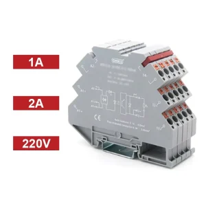 Sealed SSR Relay Module Electromagnetic Temperature Protection Solid State Relays