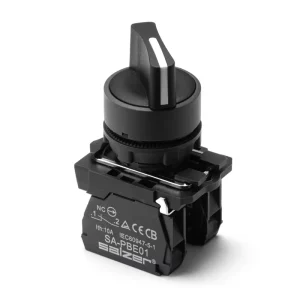 Selector Button Switches AC600V 22mm 10A 1NC SA22 AD25 Black handle
