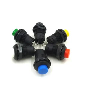 Self-Lock /Momentary Pushbutton Switches DS228 DS428 12mm OFF- ON Push Button Switch 3A /125VAC 1.5A/250VAC DS-228 DS-428