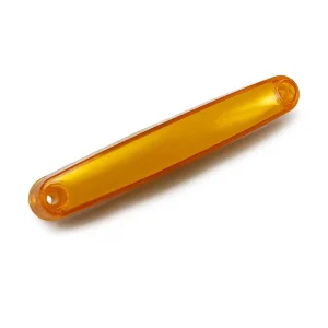 Set of 10 Amber LED Indicator Lights 24V Side Marker Running Lights for Trucks Trailers Buses ATVs