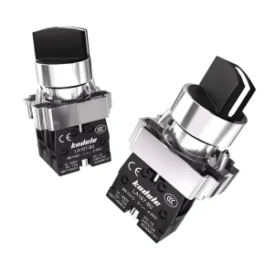Short Handle Selection Knob XB2 BD45 Metal Button Switch 380V Selection Button