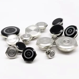 Short Style 12MM 16MM 19MM 22MM 25MM 30MM Touch Tactile Push Button Waterproof One Two Three Four Color Led Push Button Switch