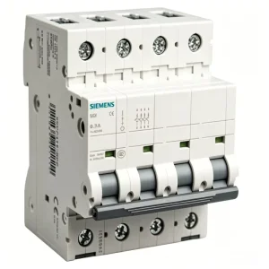 Siemens 5SY5B DC Miniature Circuit Breaker Overload Short Circuit Protection 1P 2P 4P