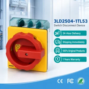 Siemens Brand New Original SENTRON 3LD 63A 4 Pole Switch Disconnector Isolation Switch 3LD2504 1TL53
