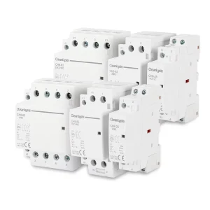 Silent Mini Household DIN Rail AC Modular Contactor CH8 25/63 50/60Hz for Smart Home Appliances