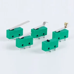 Silver Contact Micro Switch Small Stroke Limit Switch Three Pin Handle Roller Button Switch