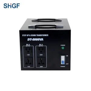 Single 5000W Autotransformer 110V to 220V Low Loss TOROIDAL Step Voltage Converter CE Certified Electronic Power Usage