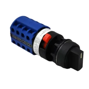 Single Hole Installation 4-Pole Electric 3-Way Selector Switch 20A Changeover with Rotary Cam for LW26 440V CE Certified