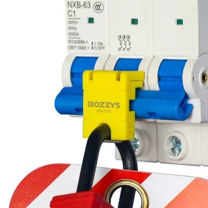 Single Multi-pole RCCB Miniature Circuit Breaker Lockout Pin Out Standard Snap On for Unauthorized Switch Access