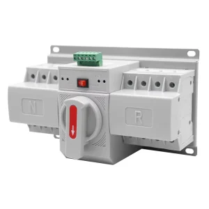 Single Phase 2P 63A Automatic Transfer Switch Generator Controller AC Dual Power Changeover Switch PC Type ATS