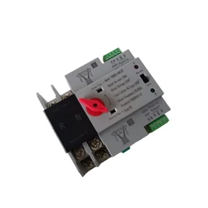 Single Phase Automatic Transfer Selector Switches Dual Power 2P 100A PC Type Uninterrupted Service IEC60947 11