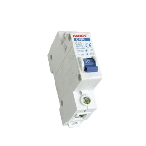 Single Phase MCB Changeover Miniature Electrical Circuit Breaker