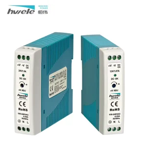Single-Phase MDR-20W-24V Rail-Mounted Switching Power Supply 24V/1.0A DC Monitoring Transformer Module 60Hz Low-Voltage Output