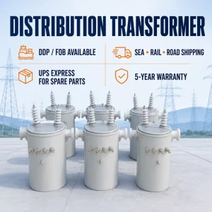 Single Phase Oil Immersed Transformer for Power Distribution Systems