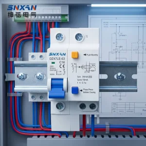Single Pole 1P White Mini RCBO Residual Current Circuit Breaker 16A 20A 25A 32A 40A 50A 60A Smart Home & Industrial Controls