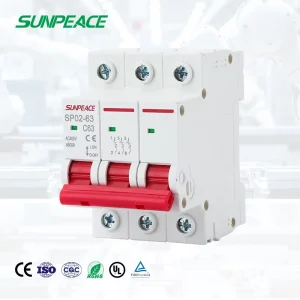 Single-phase 1P AC MCB Miniature Circuit Breaker 250V Single Pole G1 Disjoncteur DIN Rail Type C CB MCB