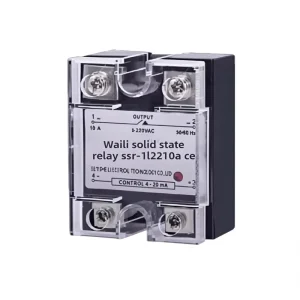 Single phase Solid State Voltage Regulator AC Output 10A Solid State Relay 10A 4 20mA Analog Input Control SSR 1L2210A