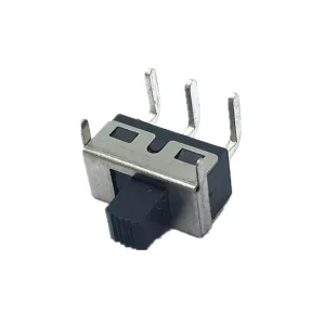 Slide Switch 3 Pin Toggle Switch 90 Degree Side Actuated 2 Position Switch with Bent Leads