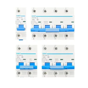 Small Circuit Breaker Household Circuit Breaker DZ158 1 2 3 4P 100A High Power MCB Circuit Breaker 80A