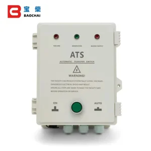 Small Generator ATS Single Phase 220V 380V Automatic Transfer Switch Control System Panel Box Electrical Control Panel Cabinet