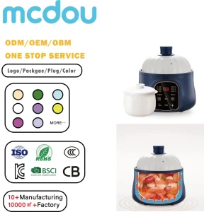 Small Household Appliances 250W Sous Vide Cooker Cubilose Dessert Crockpot Baby Rice Congee Slow Cooker