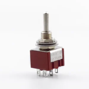 Small Toggle Switch DPDT On off on