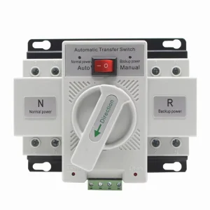 Smart 2P 16A 20A 32A 40A 63A Automatic Transfer Switching Controller Single Phase Changeover for Solar Inverter Generator CB PC