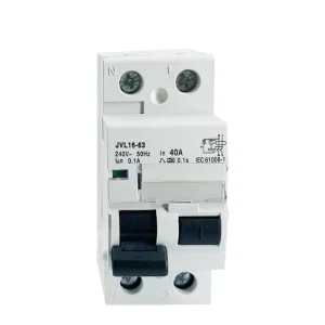 Smart AC Type Miniature Circuit Breaker 10mA 30mA RCCB RCBO with Leakage Protection Switch 30mA Miniature Circuit Breaker
