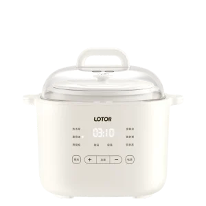 Smart Family Size Electric Stew & Soup Pot 5 Liner Crock Pot with Plastic Outer Pot for Household Use
