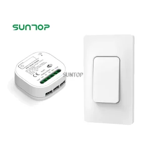 Smart Home Button Switch waterproof Switch Remote Control Light No Battery No Wire Needed Wireless Switch Self Powered