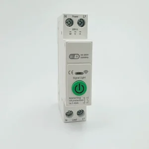 Smart Home Mini 63A WiFi 1P MCB Circuit Breaker Switch Wireless Remote Control Overcurrent Protection 6kA Breaking Capacity 100V