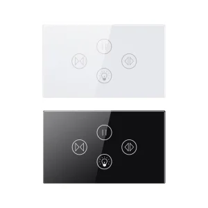 Smart Home WiFi Remote Control Light Switch Electric Roller Shutter Curtain Blinds Switch Works with Alexa Google Home