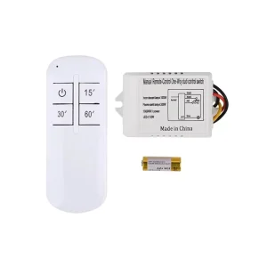Smart Home Wireless RF Network Battery Powered IP65 Waterproof Controller Switch 100m Range 10A Max Current 220V ABS LED