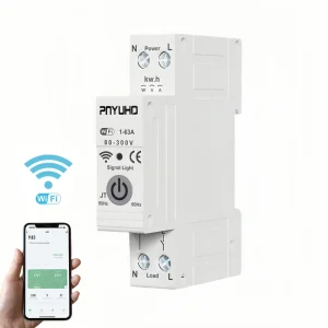 Smart Household Circuit Breaker WIFI Switch Control Mini 1-63A Automatic Recloser Over undervoltage Temperature Overcurrent