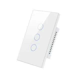 Smart Life APP Voice Control 3 Gang Wireless Remote Glass Touch Screen Tuya ZigBee Home Light Switch PST-DS-1211ZC-3