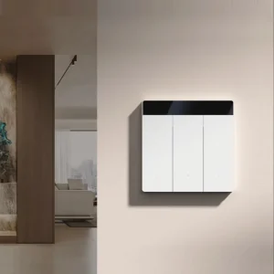 Smart Life Customizable Letters LED Display Switches WiFi 3 Gang 86mm UK Standard Voice & App Remote Control