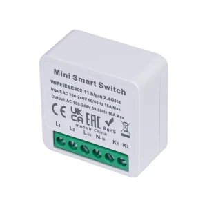 Smart Life MINI No Buttons Breaker Tuya Smart Switch Wall Switches with Neutral